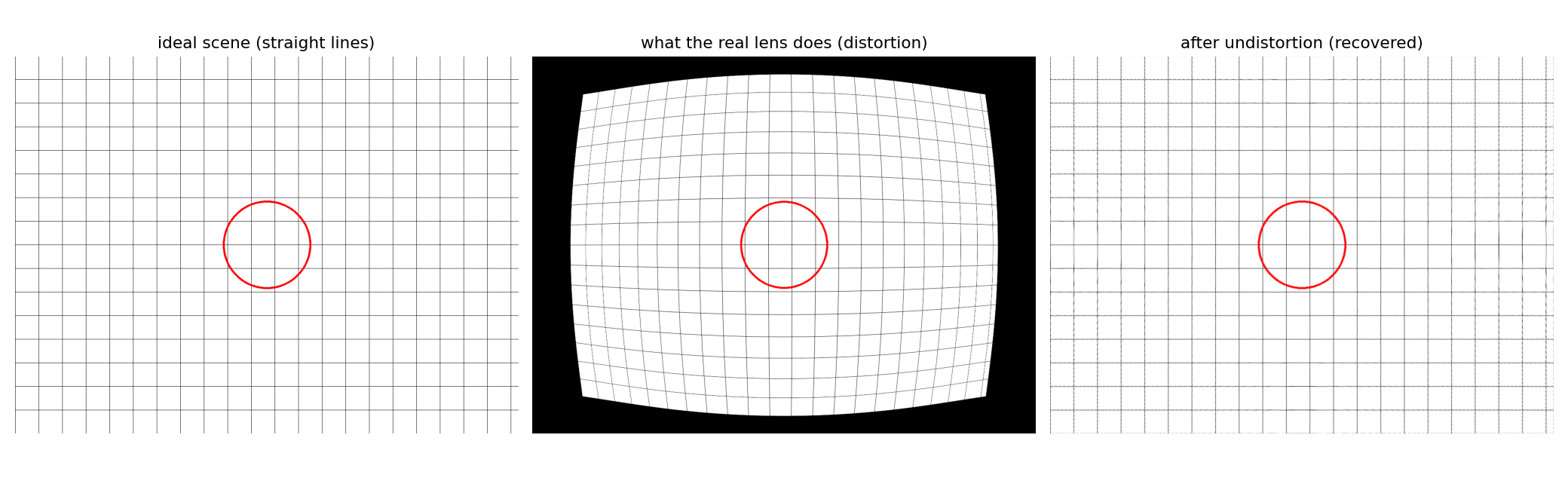 Lens distortion correction